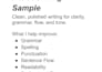 edit, rewrite, and polish your blog, article, or script